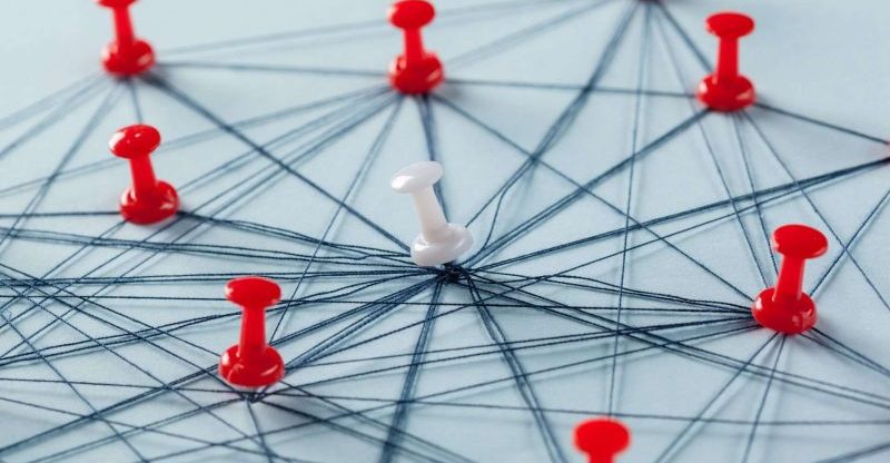 Network with pins Strumenti di analisi dei backlink di un sito